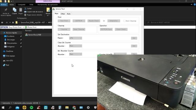 ✅ Como Solucionar ERROR 5B00 ? Impresora Canon MP230 MP250 MP280 ? Absorbedor Lleno