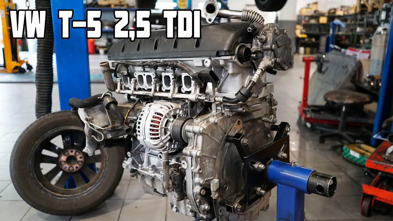 2,5 TDI VW T-5 смотреть онлайн