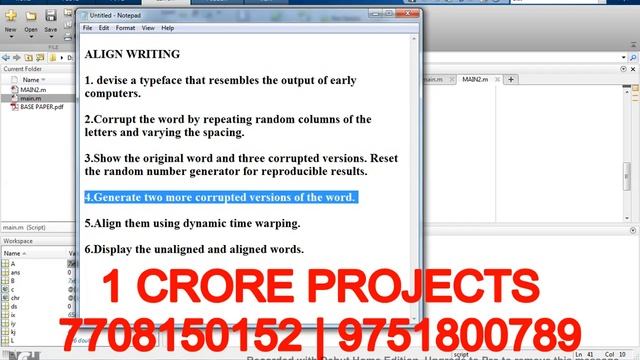 Dynamic Time Warping Using Matlab - 1Crore Projects смотреть онлайн