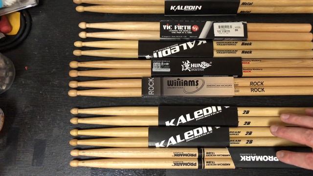 Отбор барабанных палочек на Большой Дюрабилити Тест. Vic Firth, ProMrk, Hun, Williams, Kaledin смотреть онлайн