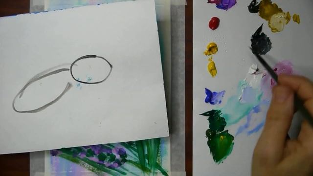 Пушистый шмель//Как нарисовать смотреть онлайн