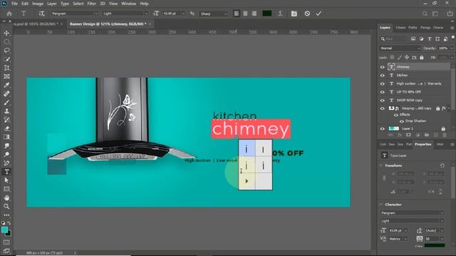 Web banner design | make a advertising banner in Photoshop CC смотреть онлайн