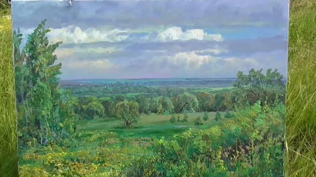 О пленэре. Живопись масляными красками с натуры. смотреть онлайн