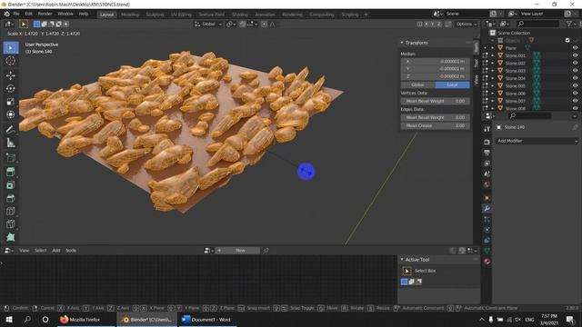 Blender 2.92 | Convert Geometry Nodes object to Mesh смотреть онлайн