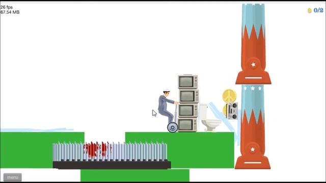 Happy Wheels #1 300 sub special!!! смотреть онлайн