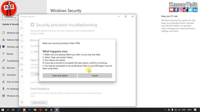 Clear TPM Windows 10, How To Reset Security Processor Windows 10, Clear TPM Windows 10 Reset | #TPM