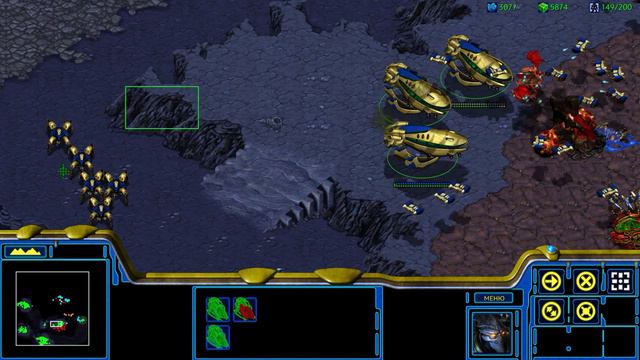StarCraft: Brood War Remastered. Протоссы, задание 8: Обратный отсчет. смотреть онлайн