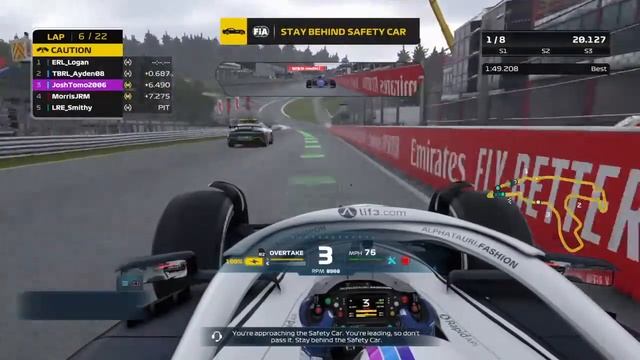 Rapid Racing League S5 R6 Spa смотреть онлайн