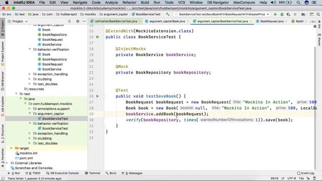 Mockito 3 - Demo - ArgumentCaptor without using annotations смотреть онлайн