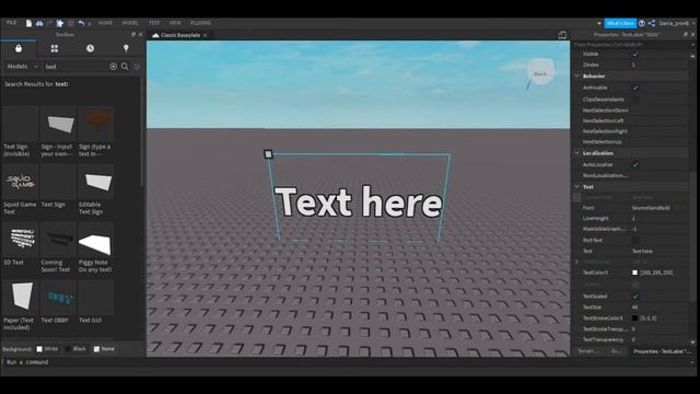 Как сделать текст роблокс|Roblox Studio урок #4 смотреть онлайн