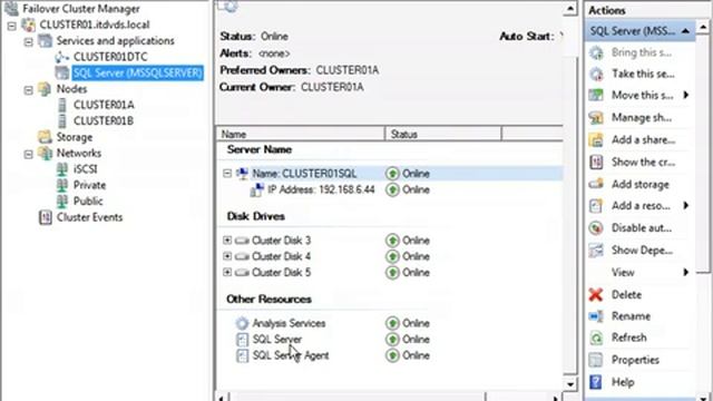 Tutorial Clustering SQL Server 2008 R2 on Windows 2008 R2 Training Introduction смотреть онлайн