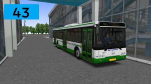 OMSI 2: Автобус №43 3-й микрорайон Сходненской Поймы - Метро Планерная