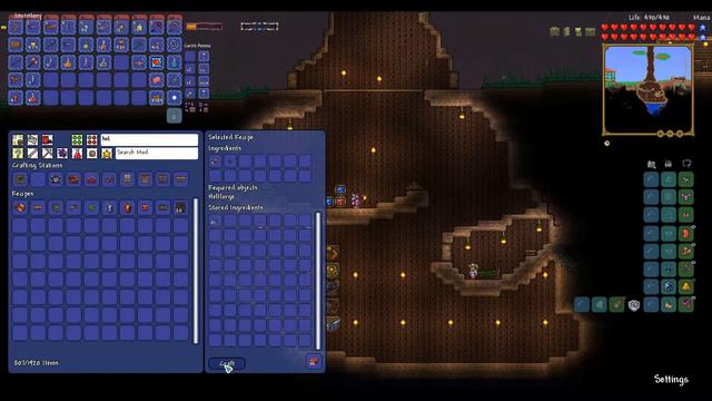 Crafting......Crafting.....lEpisode 10l Revengance Terraria смотреть онлайн