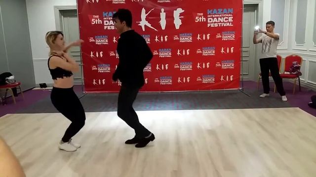 Ercan & Daria Andreeva - Bachata Tricks Эркан и Дарья Андреева - Бачата KIF2018 смотреть онлайн