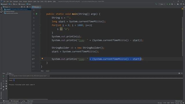 32. Kurs Java dla początkujących - StringBuilder - optymalizacja смотреть онлайн