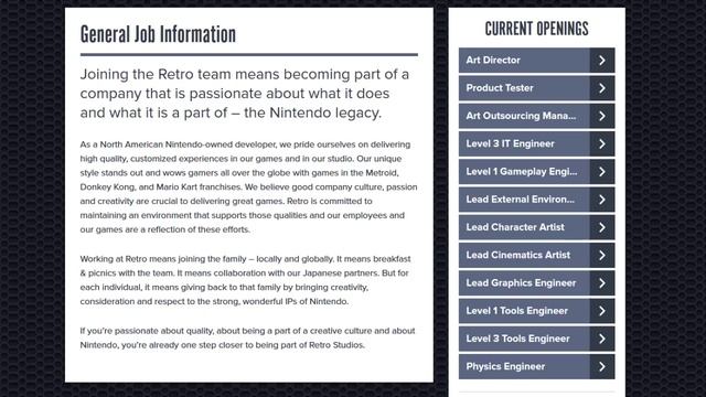Crucial Job Listings at Retro Studios Suggest Metroid Prime 4 Is Still Very Early In Development смотреть онлайн
