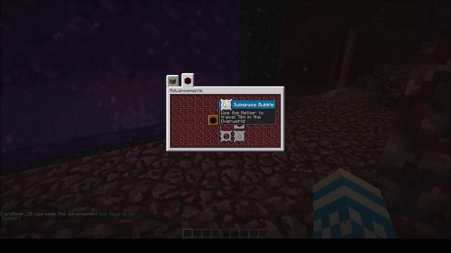 Minecraft 1.14 Advancements - Subspace Bubble - Nether Advancement 1 смотреть онлайн