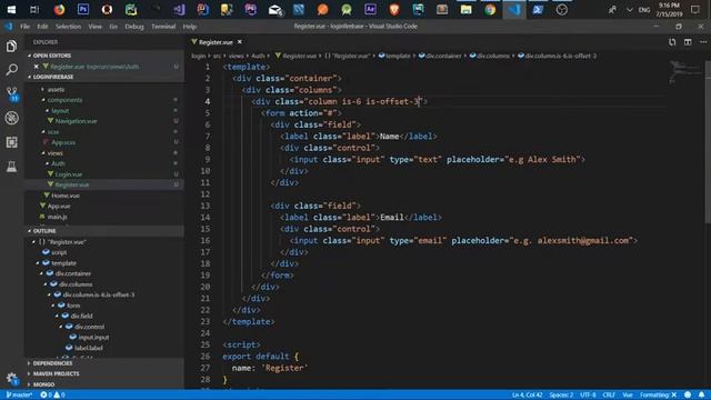 Login y registro con Firebase y VueJS Parte 5/9 смотреть онлайн
