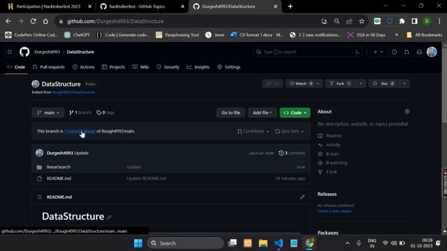 How to contribute in HacktoberFest'23 || Send a PR || смотреть онлайн