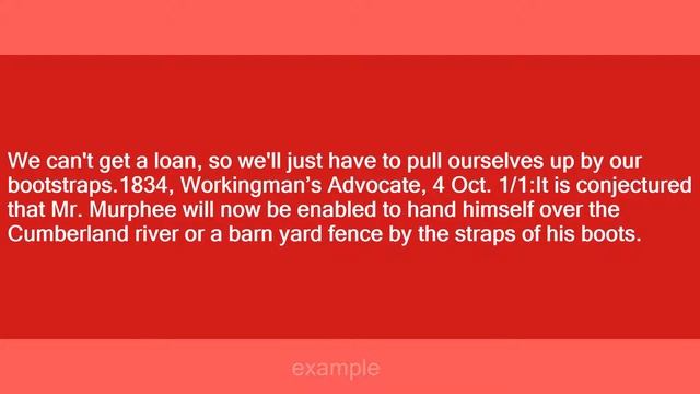 pull oneself up by one's bootstraps смотреть онлайн