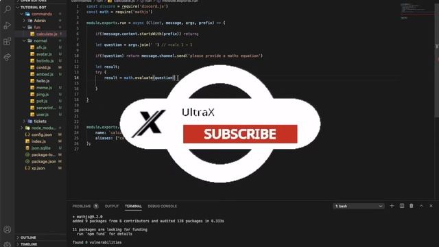 HOW TO MAKE MATHS CALCULATIONS COMMAND | DISCORD.JS (V12) | #27 смотреть онлайн