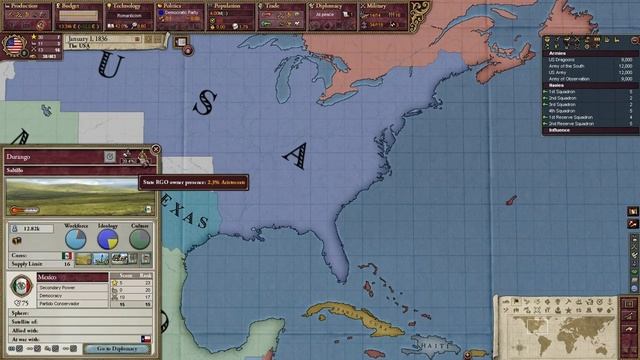 Victoria 2 Heart of Darkness: USA - Part 1 смотреть онлайн