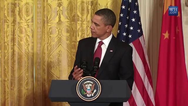 President Obama and President Hu Press Conference смотреть онлайн