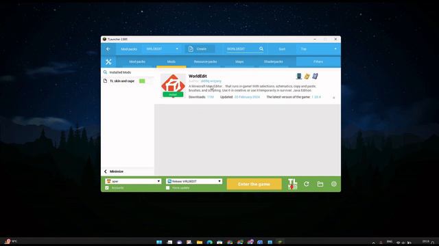 How to Install Worldedit Mod in Tlauncher 1.20.4 || Worldedit mod for Tlauncher Minecraft 2024 смотреть онлайн