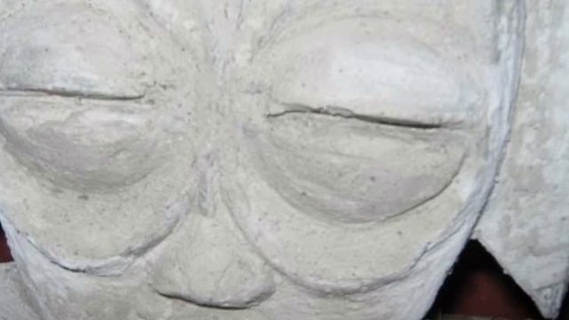 Африканская маска из картона и папье-маше.Урок лепки. смотреть онлайн