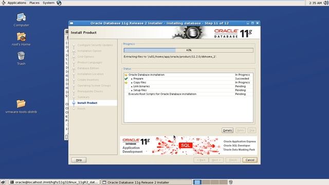 how to install oracle 11g on linux смотреть онлайн