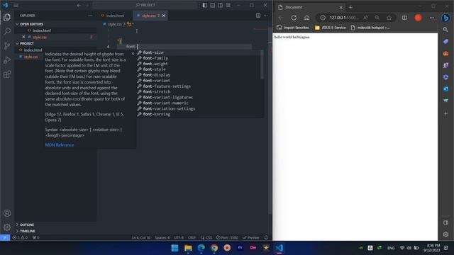 How to Add Google Fonts in Visual Studio Code смотреть онлайн