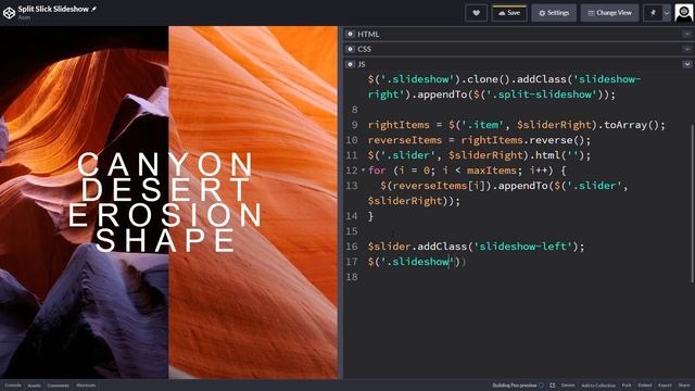 Split Slideshow | Using HTML & CSS , JS | 2020 смотреть онлайн