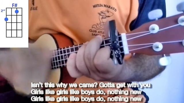 How to play Girls like Girls by Hayley Kiyoko Ukulele Guitar chords Lyrics смотреть онлайн