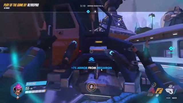 Overwatch - Wombo Combo Tracer X Zarya смотреть онлайн