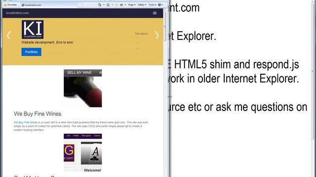 Responsive Website. CSS3, HTML5, Internet Explorer, Firefox and Chrome. The new kruelintent.com смотреть онлайн