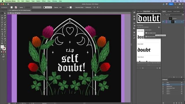 Identify ANY Font Using Retype (beta) in Illustrator смотреть онлайн