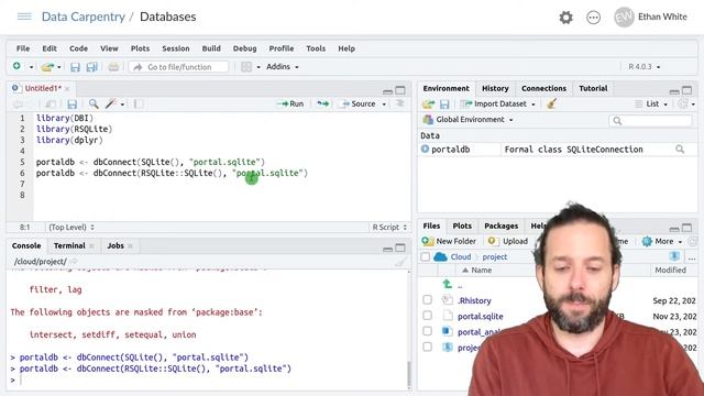 Working With SQL Databases From R: Introduction & Connecting To Databases смотреть онлайн
