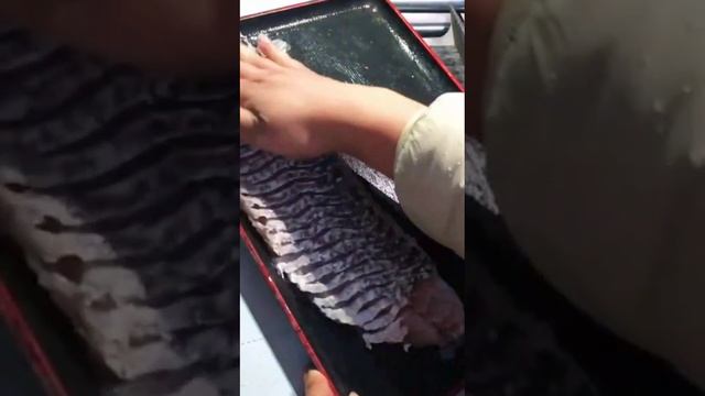 2.5mm fillets using Eruis fish cutting machine смотреть онлайн