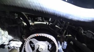 Mitsubishi Pajero 4 6g72 - 6g75 замена помпы замена ремня