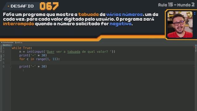 Exercício Python #067 - Tabuada v3.0 смотреть онлайн