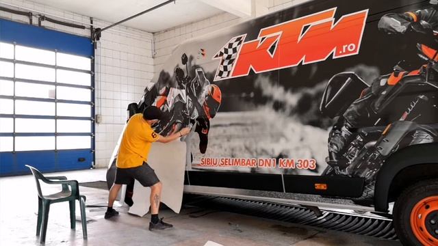 Colantare & Inscriptionare microbuz KTM смотреть онлайн