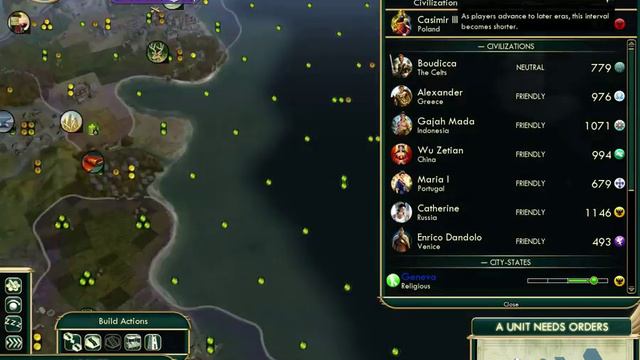 Цивилизация 5: Польша (часть 13) смотреть онлайн