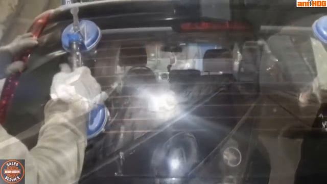 2,4 Great Wall Ховер Замена стекла багажника-4.2,4 L Great Wall Hover CUV. Backglass replacement-4 смотреть онлайн
