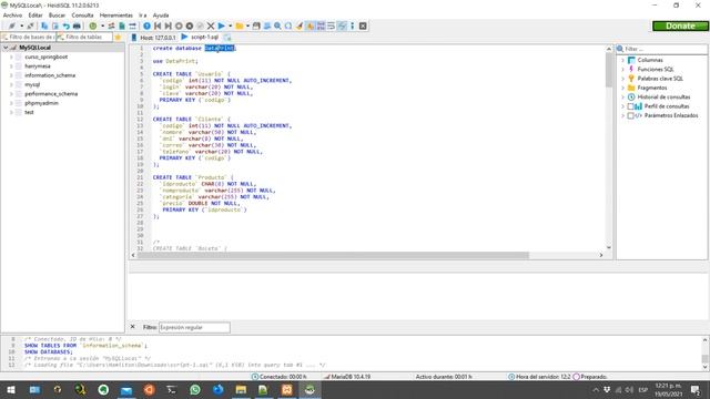 Curso HeidiSQL | Como Importar o Exportar un Script (archivo.sql) a Una Base De Datos Fácilmente смотреть онлайн