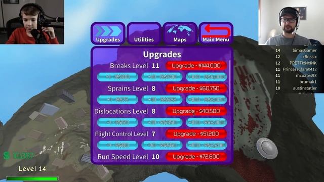HOW TO BREAK ALL THE BONES in Roblox ?! (Broken Bones IV) | SgDad & SimasGamer Funny! смотреть онлайн