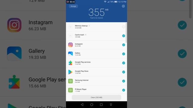 HUAWEI Phone storage manager смотреть онлайн