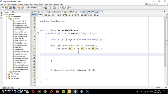 29.2D Array in Java Bangla Video Tutorial смотреть онлайн