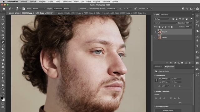 ?? Cómo SUAVIZAR LA PIEL EN PHOTOSHOP y quitar espinillas смотреть онлайн