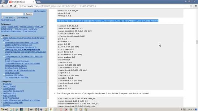 Install Oracle Database 11g On Linux смотреть онлайн