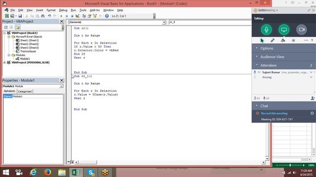 374. Types of Loop in Excel VBA, DO, FOR, WHILE Loops in Excel VBA (HINDI) смотреть онлайн
